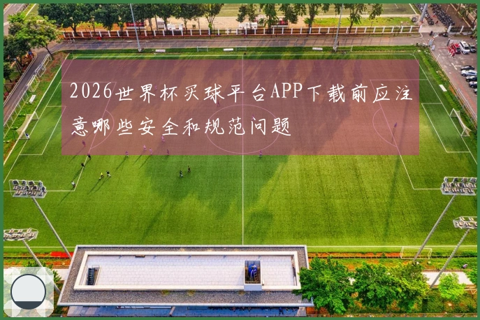 2026世界杯买球平台APP下载前应注意哪些安全和规范问题